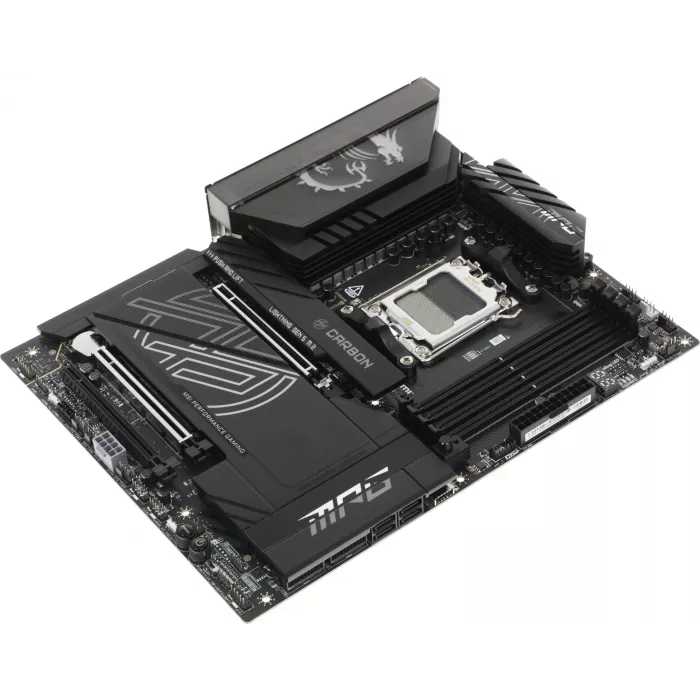 Материнская плата MSI MPG X870E CARBON WIFI Socket AM5 AMD X870E 4xDDR5 ATX AC`97 8ch(7.1) 5Gigabit + 2.5Gigabit Ethernet RAID+HDMI