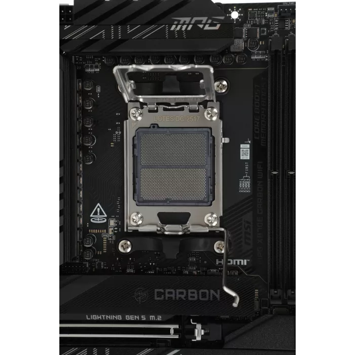 Материнская плата MSI MPG X870E CARBON WIFI Socket AM5 AMD X870E 4xDDR5 ATX AC`97 8ch(7.1) 5Gigabit + 2.5Gigabit Ethernet RAID+HDMI
