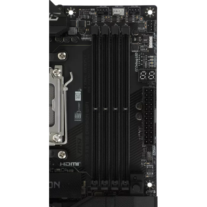 Материнская плата MSI MPG X870E CARBON WIFI Socket AM5 AMD X870E 4xDDR5 ATX AC`97 8ch(7.1) 5Gigabit + 2.5Gigabit Ethernet RAID+HDMI