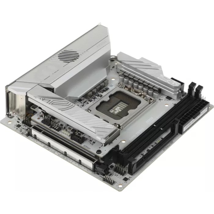 Материнская плата MSI MPG Z890I EDGE TI WIFI Soc-1851 Intel Z890 2xDDR5 mini-ITX AC`97 8ch(7.1) 5Gigabit RAID+HDMI