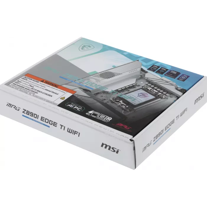 Материнская плата MSI MPG Z890I EDGE TI WIFI Soc-1851 Intel Z890 2xDDR5 mini-ITX AC`97 8ch(7.1) 5Gigabit RAID+HDMI