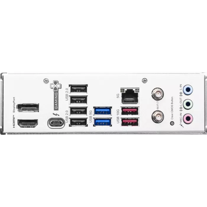 Материнская плата MSI B860 GAMING PLUS WIFI Soc-1851 Intel B860 4xDDR5 ATX AC`97 8ch(7.1) 5Gigabit RAID+HDMI+DP