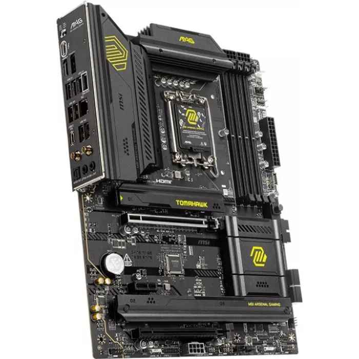 Материнская плата MSI MAG B860 TOMAHAWK WIFI Soc-1851 Intel B860 4xDDR5 ATX AC`97 8ch(7.1) 5Gigabit RAID+HDMI+DP