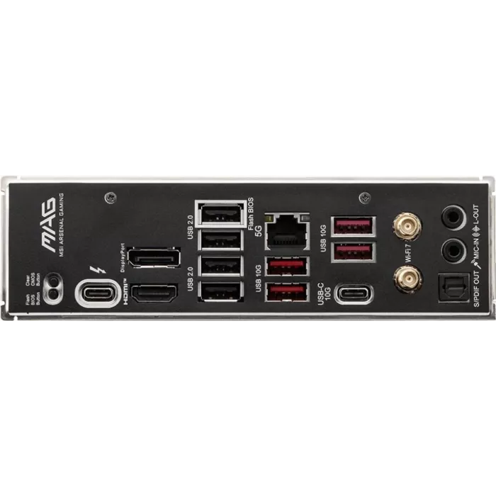 Материнская плата MSI MAG B860 TOMAHAWK WIFI Soc-1851 Intel B860 4xDDR5 ATX AC`97 8ch(7.1) 5Gigabit RAID+HDMI+DP