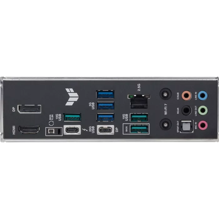 Материнская плата Asus TUF GAMING Z890-PLUS WIFI Soc-1851 Intel Z890 4xDDR5 ATX AC`97 8ch(7.1) 2.5Gg RAID+HDMI+DP