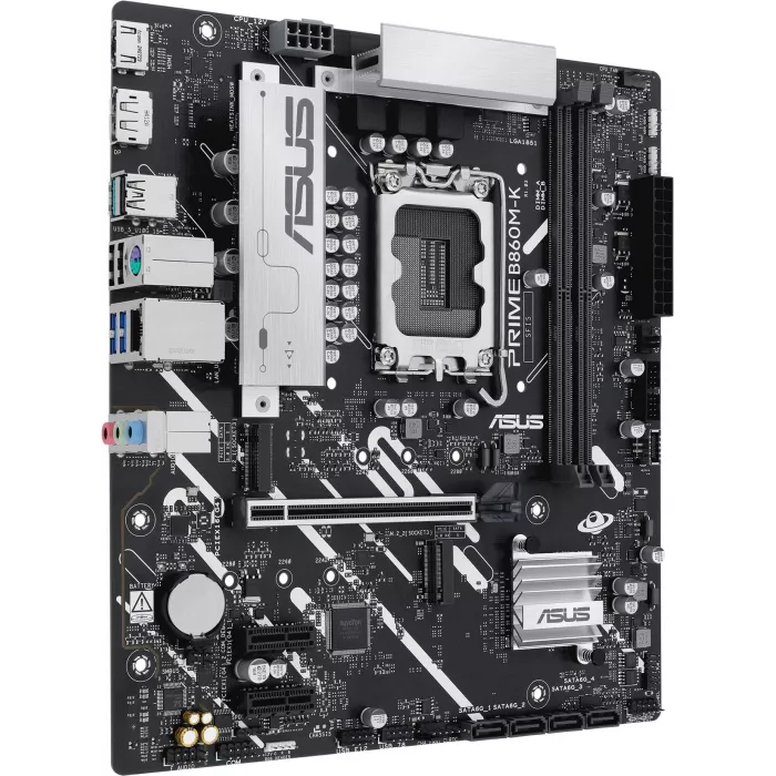 Материнская плата Asus PRIME B860M-K Soc-1851 Intel B860 2xDDR5 mATX AC`97 8ch(7.1) 2.5Gg RAID+HDMI+DP