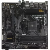 Материнская плата Gigabyte B550M DS3H AC R2 Soc-AM4 AMD B550 4xDDR4 mATX AC`97 8ch(7.1) GbLAN RAID+HDMI+DP