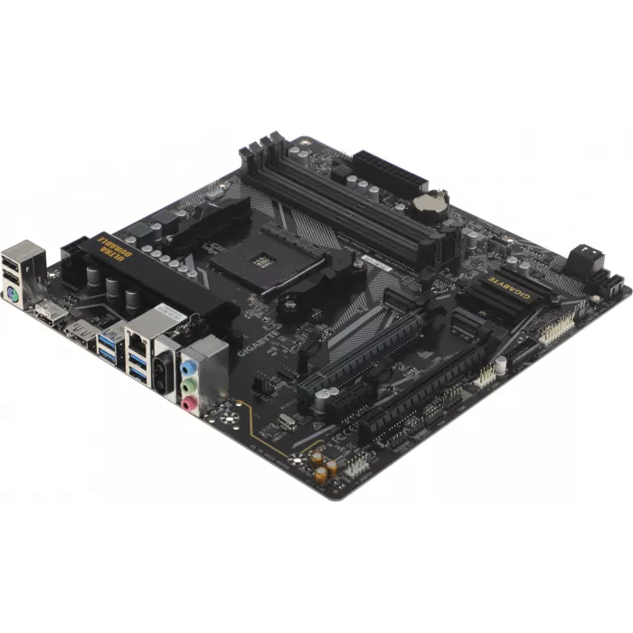 Материнская плата Gigabyte B550M DS3H AC R2 Soc-AM4 AMD B550 4xDDR4 mATX AC`97 8ch(7.1) GbLAN RAID+HDMI+DP