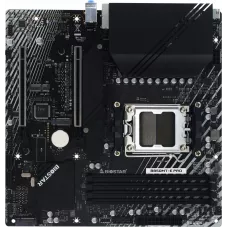 Материнская плата Biostar B850MT-E Pro Socket AM5 AMD B850 4xDDR5 mATX AC`97 8ch(7.1) 2.5Gg RAID+HDMI+DP
