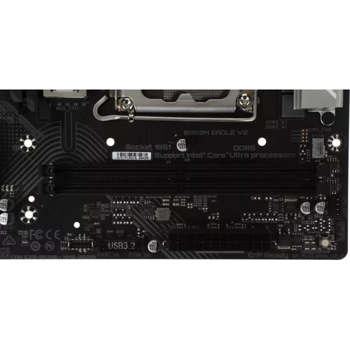 Материнская плата Gigabyte B860M EAGLE V2 Soc-1851 Intel B860 2xDDR5 mATX AC`97 8ch(7.1) 2.5Gg RAID+HDMI+DP