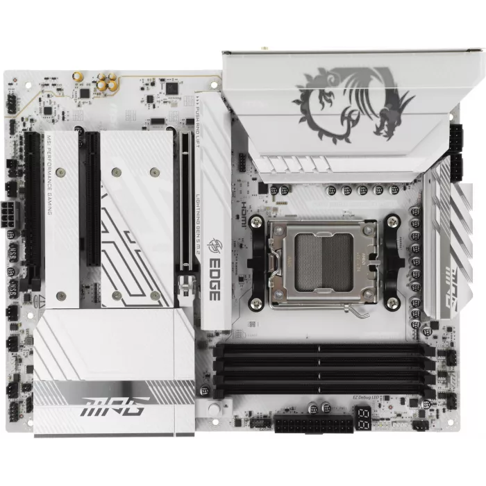 Материнская плата MSI MPG B850 EDGE TI WIFI Socket AM5 AMD B850 4xDDR5 ATX AC`97 8ch(7.1) 5Gigabit RAID+HDMI