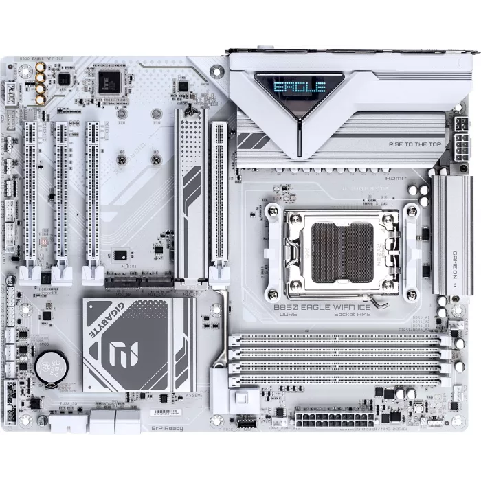Материнская плата Gigabyte B850 EAGLE WIFI7 ICE Socket AM5 AMD B850 4xDDR5 ATX AC`97 8ch(7.1) 2.5Gg RAID+HDMI+DP