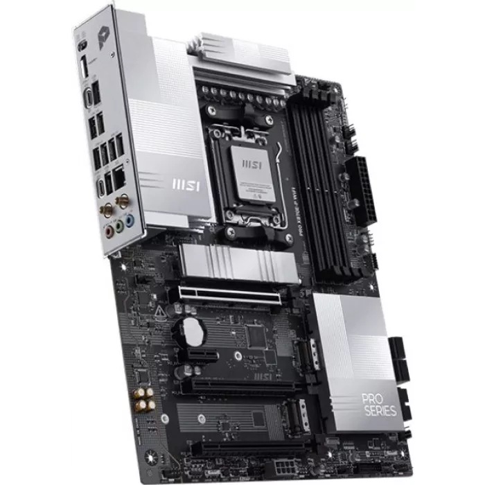 Материнская плата MSI PRO X870E-P WIFI Socket AM5 AMD X870E 4xDDR5 ATX AC`97 8ch(7.1) 5Gigabit RAID+HDMI