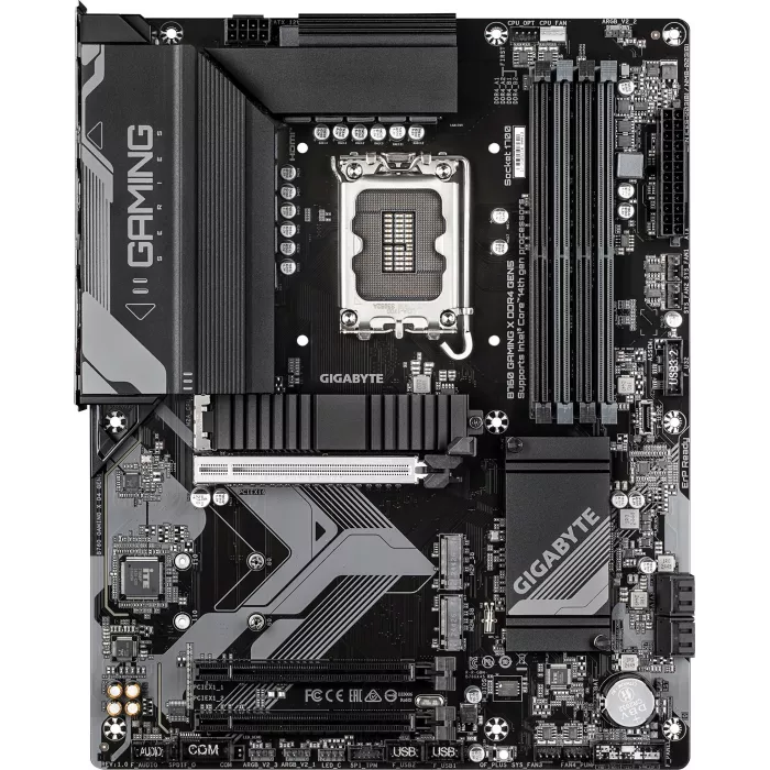 Материнская плата Gigabyte B760 GAMING X DDR4 GEN5 Soc-1700 Intel B760 4xDDR4 ATX AC`97 8ch(7.1) 2.5Gg RAID+HDMI+DP