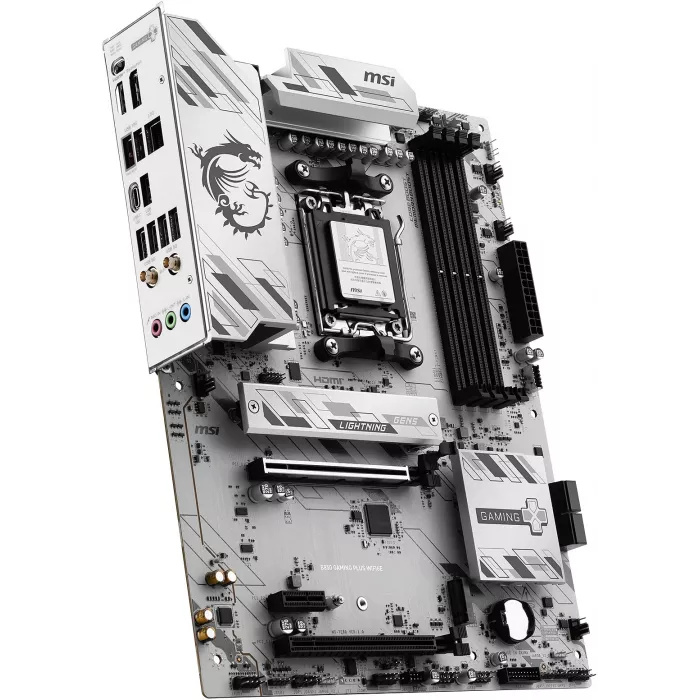 Материнская плата MSI B850 GAMING PLUS WIFI6E Socket AM5 AMD B850 4xDDR5 ATX AC`97 8ch(7.1) 2.5Gg RAID+HDMI+DP