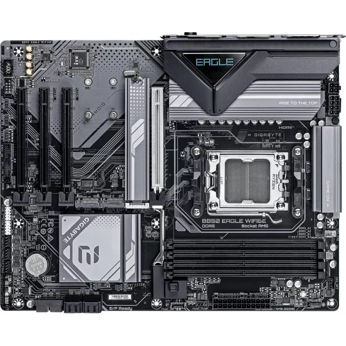 Материнская плата Gigabyte B850 EAGLE WIFI6E Socket AM5 AMD B850 4xDDR5 ATX AC`97 8ch(7.1) GbLAN RAID+HDMI+DP