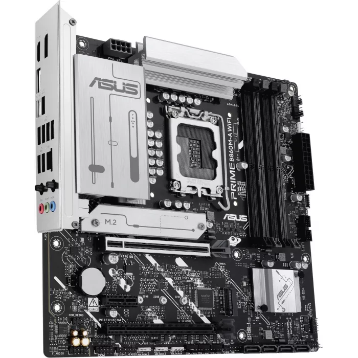 Материнская плата Asus PRIME B860M-A WIFI Soc-1851 Intel B860 4xDDR5 mATX AC`97 8ch(7.1) 2.5Gg RAID+HDMI+DP