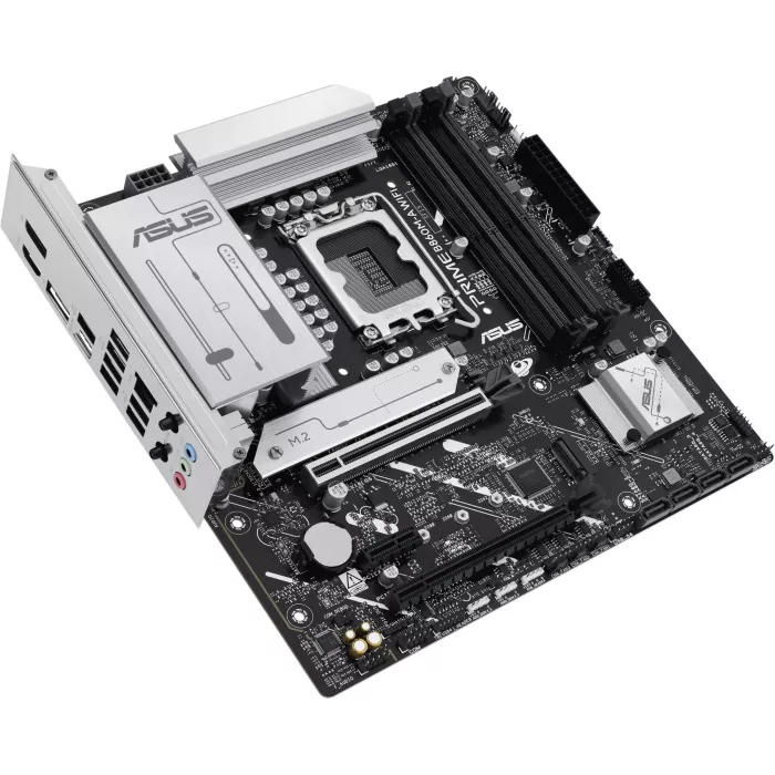 Материнская плата Asus PRIME B860M-A WIFI Soc-1851 Intel B860 4xDDR5 mATX AC`97 8ch(7.1) 2.5Gg RAID+HDMI+DP