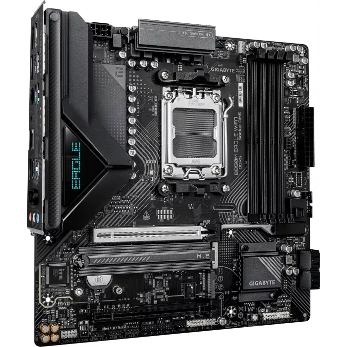 Материнская плата Gigabyte B850M EAGLE WF7 Socket AM5 AMD B850 4xDDR5 mATX AC`97 8ch(7.1) 2.5Gg RAID+HDMI+DP