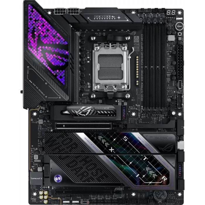 Материнская плата Asus ROG STRIX X870E-E GAMING WIFI7 NEO Socket AM5 AMD X870E 4xDDR5 ATX AC`97 8ch(7.1) 5Gigabit RAID+HDMI