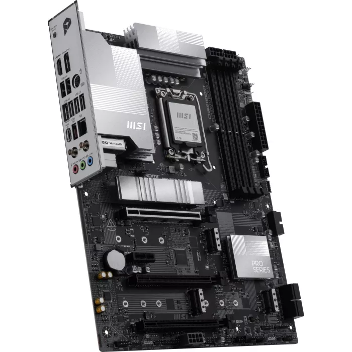 Материнская плата MSI PRO Z890-P WIFI6E Soc-1851 Intel Z890 4xDDR5 ATX AC`97 8ch(7.1) 5Gigabit RAID+HDMI+DP