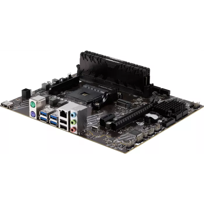 Материнская плата MSI PRO A520M-S Soc-AM4 AMD A520 2xDDR4 mATX AC`97 8ch(7.1) GbLAN RAID+HDMI