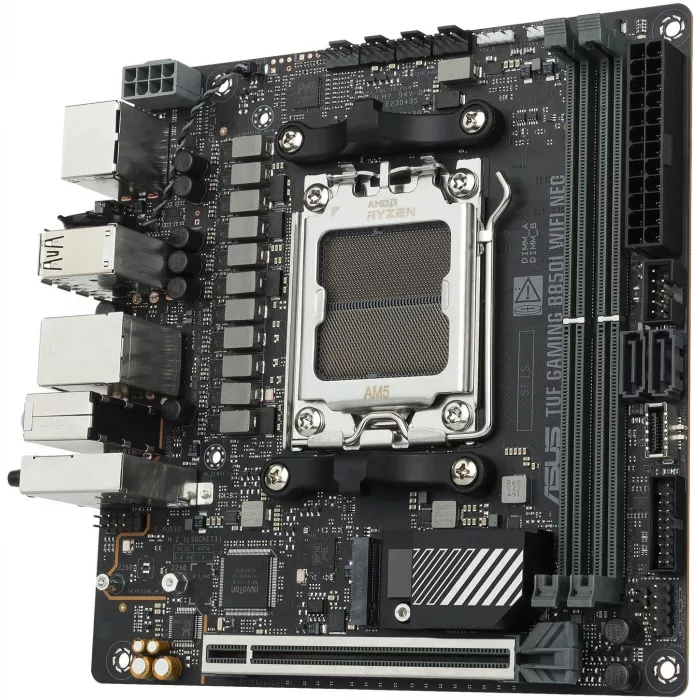 Материнская плата Asus TUF GAMING B850I WIFI NEO Socket AM5 AMD B850 2xDDR5 mini-ITX AC`97 8ch(7.1) 2.5Gg RAID+HDMI+DP