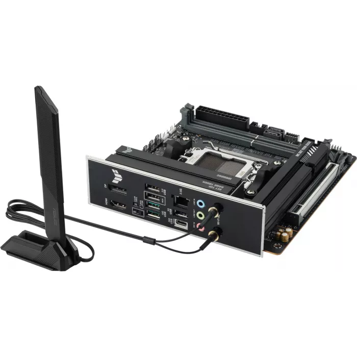 Материнская плата Asus TUF GAMING B850I WIFI NEO Socket AM5 AMD B850 2xDDR5 mini-ITX AC`97 8ch(7.1) 2.5Gg RAID+HDMI+DP