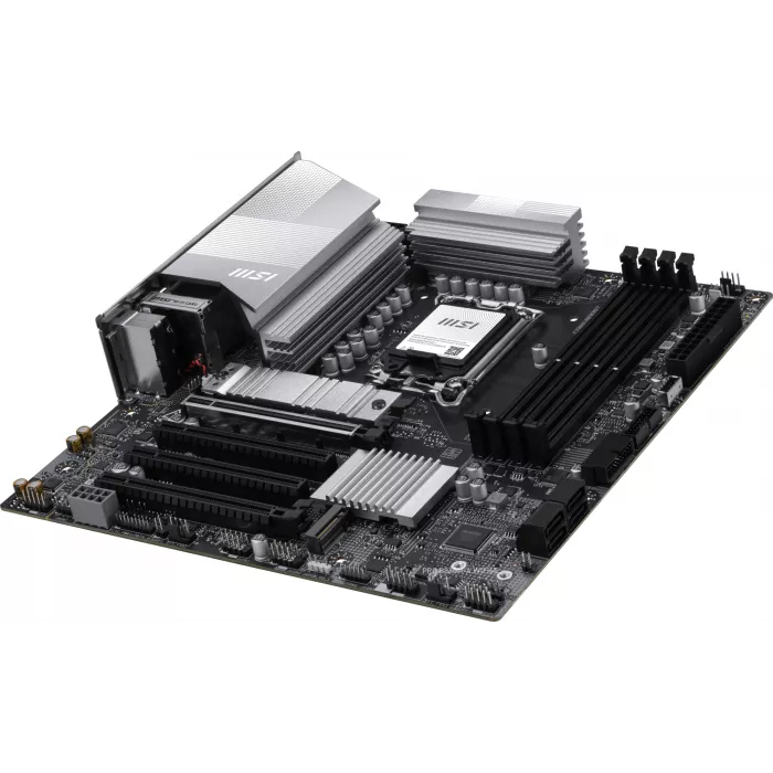 Материнская плата MSI PRO B860M-A WIFI6E Soc-1851 Intel B860 mATX AC`97 8ch(7.1) 5Gigabit RAID+HDMI+DP