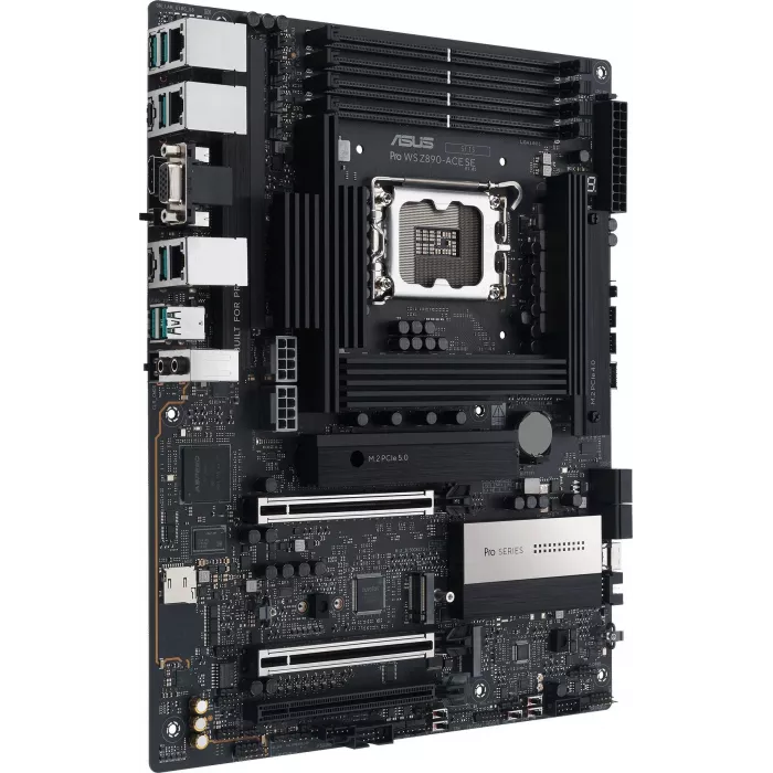 Материнская плата Asus PRO WS Z890-ACE SE Soc-1851 Intel Z890 4xDDR5 ATX AC`97 8ch(7.1) 1x10G/1х2,5G/1xGigabit RAID+HDMI