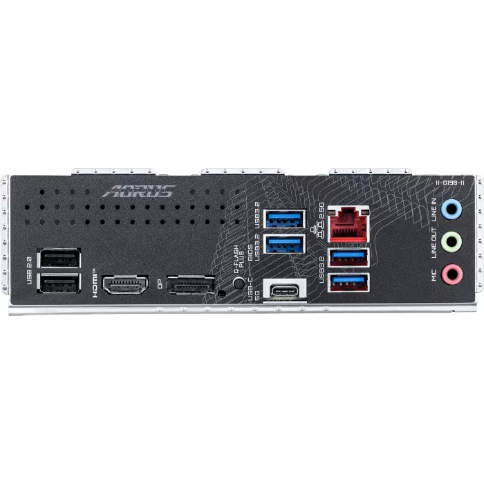 Материнская плата Gigabyte B550M X A ELITE Soc-AM4 AMD B550 4xDDR4 mATX AC`97 8ch(7.1) 2.5Gg RAID+HDMI+DP