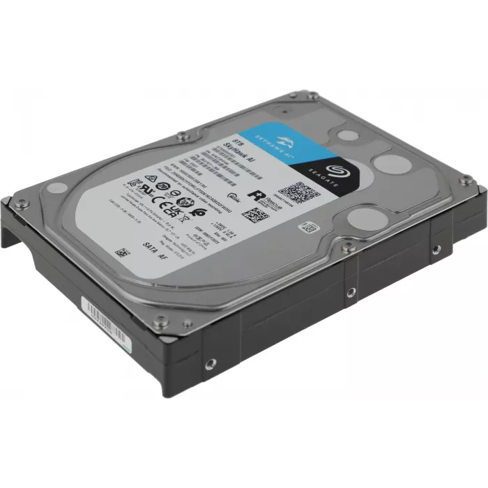 Жесткий диск Seagate SATA-III 8TB ST8000VE001 Surveillance SkyHawkAI 512E (7200rpm) 256Mb 3.5"