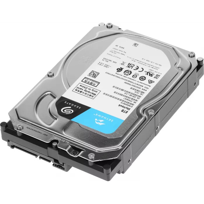 Жесткий диск Seagate SkyHawk Surveillance ST8000VX010 8TB  3.5' SATA 6Gb/s, 7200rpm, 256MB, 24x7, Bulk {20} (009805)