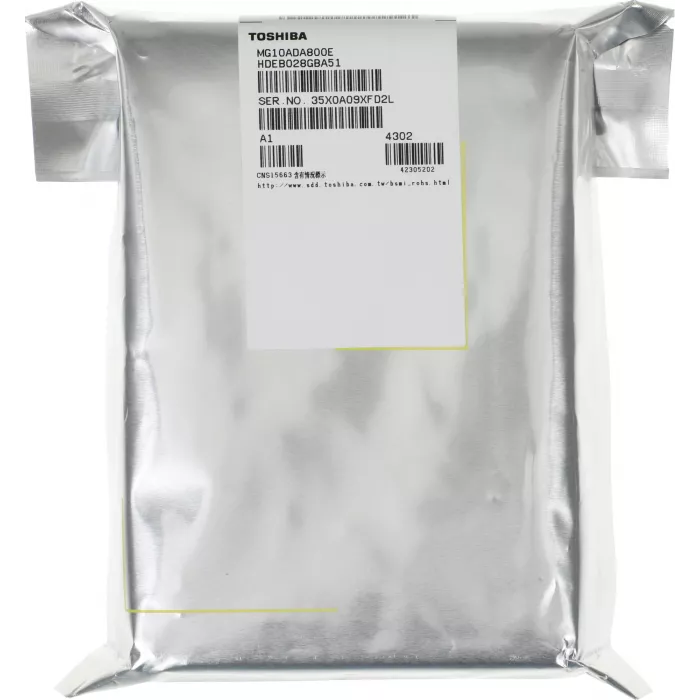 Жесткий диск Toshiba SATA-III 8TB MG10ADA800E Server Enterprise Capacity 512E (7200rpm) 512Mb 3.5"