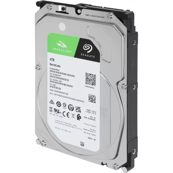 Жесткий диск Seagate SATA-III 4TB ST4000DM004 Barracuda 4KN (5400rpm) 256Mb 3.5" Rtl