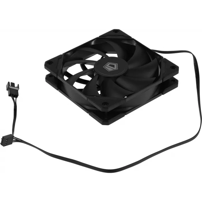 Вентилятор для корпуса ID-Cooling TF-12025-Pro 120х120x25 черный 4-pin 35.2дБ (TF-12025-PRO BLACK) Ret
