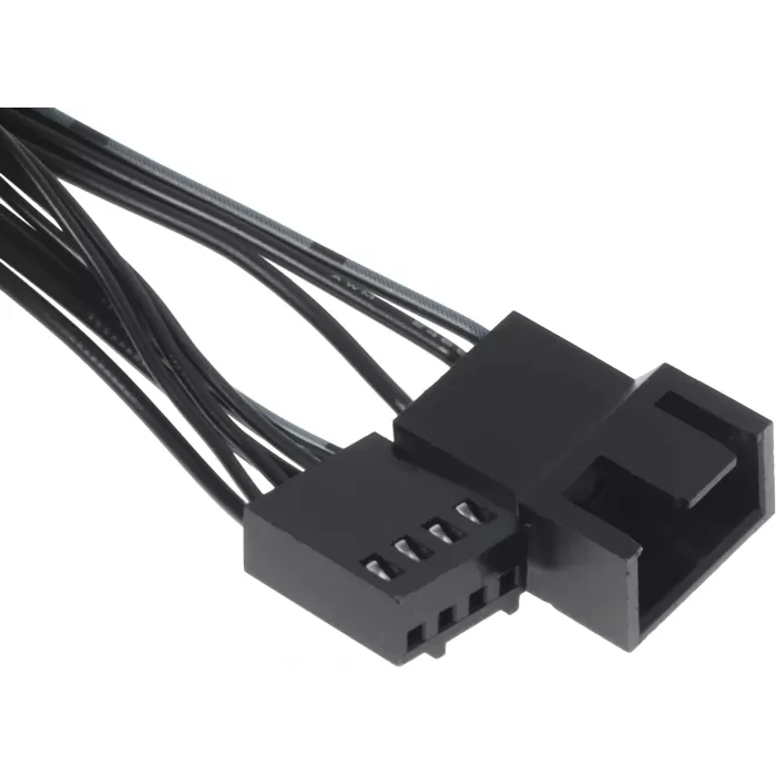 Вентилятор для корпуса Bloody CF-11 LCD ARGB 120х120x25 черный 4-pin 32дБ (упак.:1шт) (CF-11-ARGB120-BK) Ret