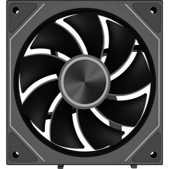 Вентилятор для корпуса PcCooler F3 X120R Reverse ARGB 120х120x25 черный 4-pin 28.4дБ (F3X12R-BKAC-GL) Ret