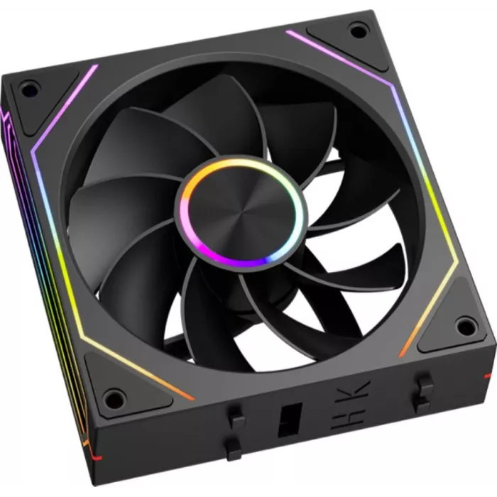 Вентилятор для корпуса PcCooler F3 X120R Reverse ARGB 120х120x25 черный 4-pin 28.4дБ (F3X12R-BKAC-GL) Ret