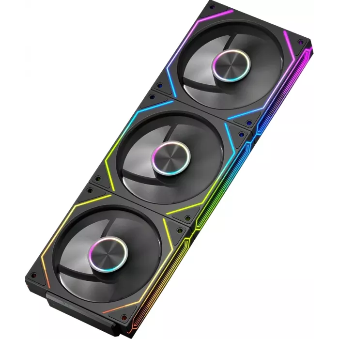 Вентилятор для корпуса PcCooler F3 X120R Reverse ARGB 120х120x25 черный 4-pin 28.4дБ (F3X12R-BKAC-GL) Ret