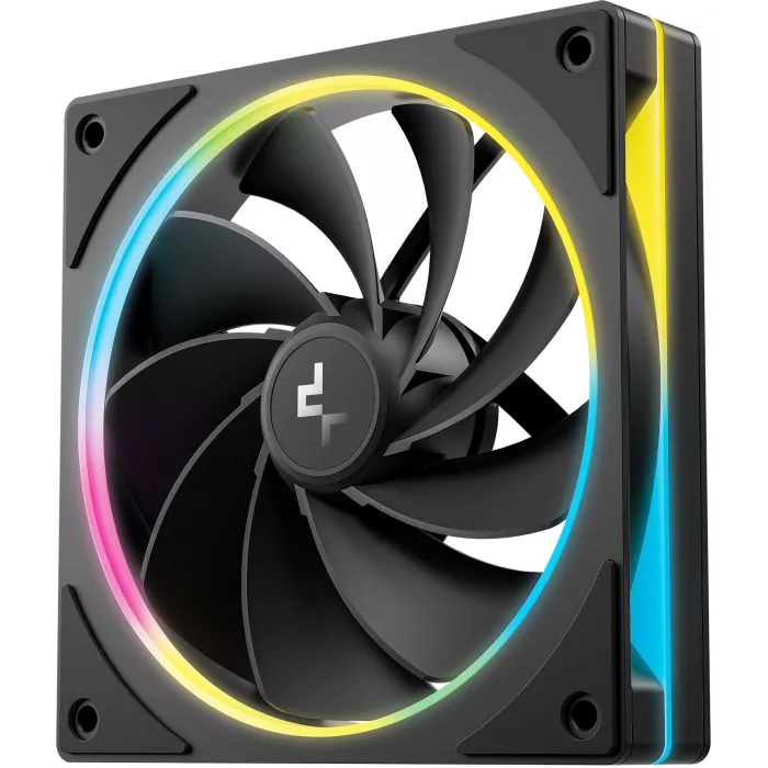 Вентилятор для корпуса Deepcool FL12R SE Reverse ARGB 120х120x25 черный 4-pin 25.79дБ (R-FL12RSE-BKAPN1-G) Ret