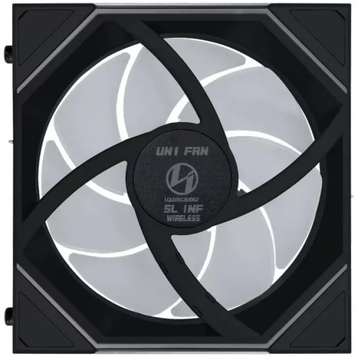 Вентилятор для корпуса Lian-Li Uni Fan SL-INF Wireless 120 Reverse ARGB 120х122.1x28 черный 4-pin 32.2дБ (G99.12RSLIN1W1B.R0) Ret