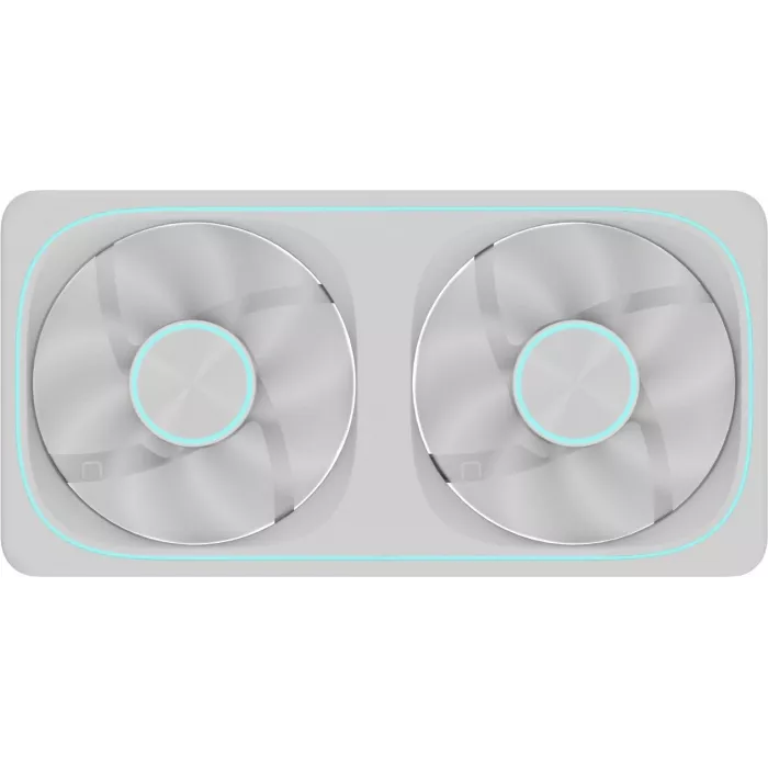 Вентилятор для корпуса Formula Air Fusion 2 ARGB 120х120x28 белый 4-pin 33.46дБ (упак.:2шт) (AIR FUSION 2 WH) Ret