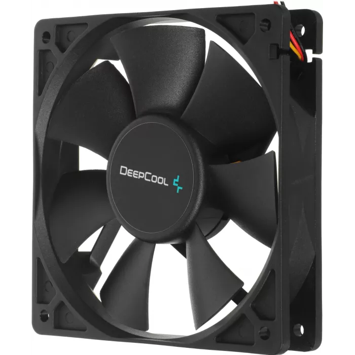 Вентилятор для корпуса Deepcool XFan 120 120х120x25 черный 3-pin 4-pin (Molex) 24дБ (DP-FDC-XF120) Ret