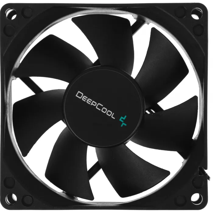 Вентилятор для корпуса Deepcool XFan 80 80х80x25 черный 4-pin (Molex) 20дБ (DP-FDC-XF80) Ret