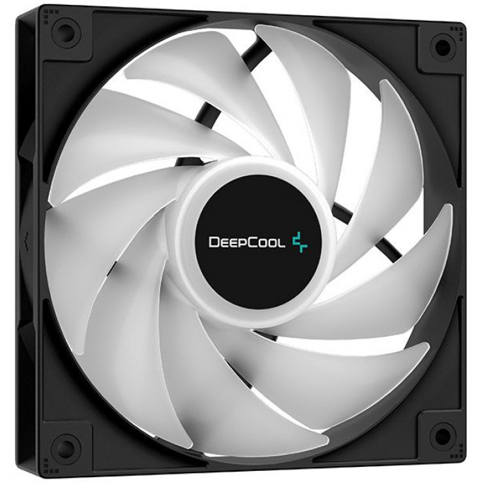 Устройство охлаждения(кулер) Deepcool AG400 LED RGB Soc-AM5/AM4/1200/1700/1851 серебристый/черный 4-pin 18-32dB Al+Cu 220W 614gr Ret (R-AG400-BKLNMC-G-1)