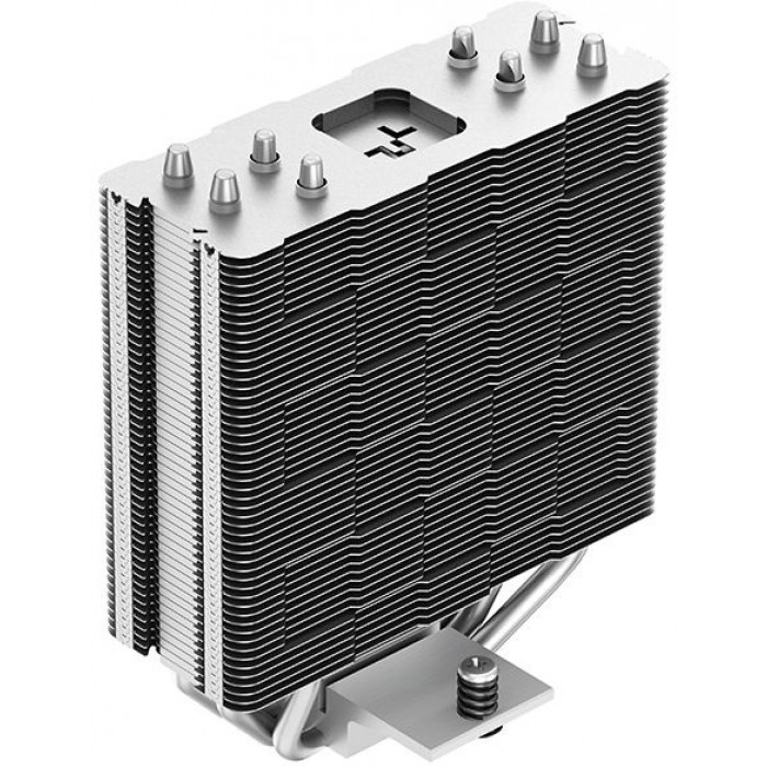 Устройство охлаждения(кулер) Deepcool AG400 LED RGB Soc-AM5/AM4/1200/1700/1851 серебристый/черный 4-pin 18-32dB Al+Cu 220W 614gr Ret (R-AG400-BKLNMC-G-1)