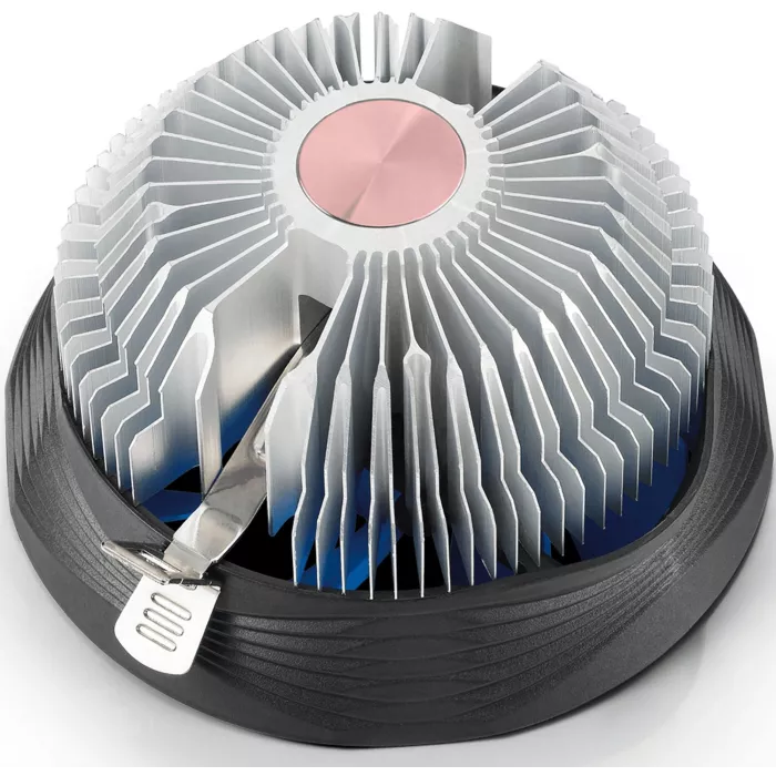 Устройство охлаждения(кулер) Deepcool Gamma Archer Pro V2 Soc-AM5/AM4/1200/1700/1851 черный/синий 4-pin 17.8-21dB Al+Cu 110W 315gr Ret (G-U-ARCHER-ARNNNN-G-2)