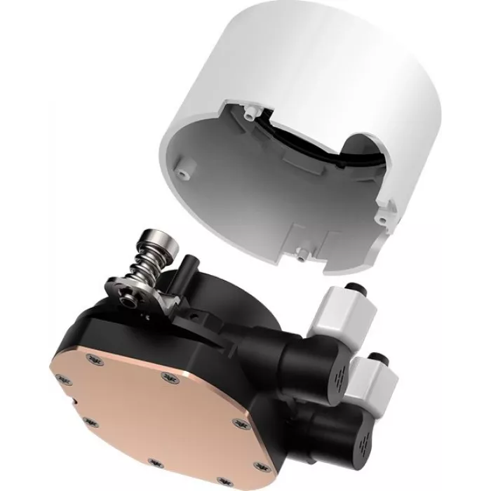 Система водяного охлаждения PcCooler DA360 WH ARGB Soc-AM5/AM4/1200/1700/1851 белый 4-pin 33.8dB Al 300W Ret (DA360-WHAWXX-GL)