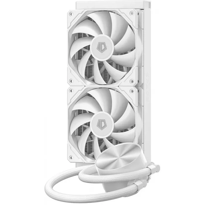 Система водяного охлаждения ID-Cooling FX240 Pro Soc-AM5/AM4/1200/1700/1851 белый 4-pin 35.2dB Al 300W Ret (FX240 PRO WHITE)